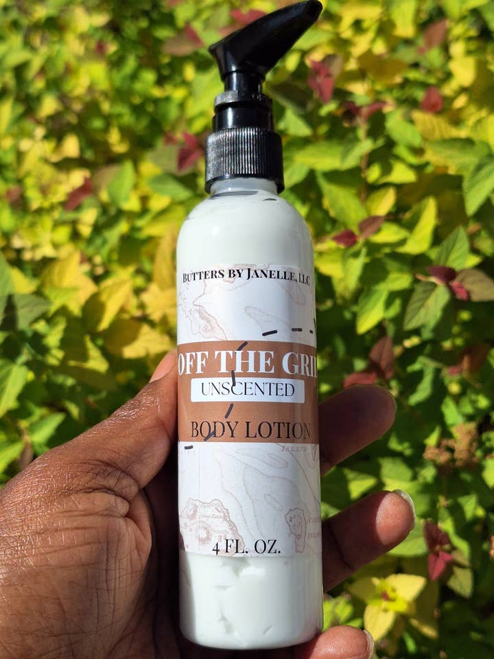 Off The Grid Body Lotion for wholesale by Butters by Janelle