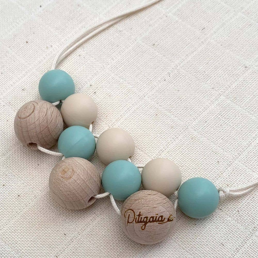 Pitigaïa - Vendita all'ingrosso Massaggiagengive (senza clip) - Neonati - Collana per Allattamento e Babywearing in Silicone e Faggio14