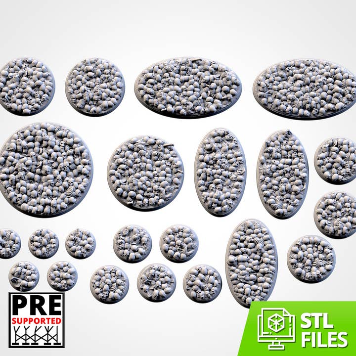 Cranes textured bases for wholesale by Forg3d