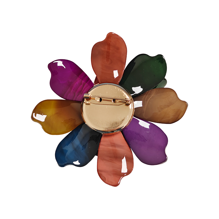 AMORINO SRL – Großhandel Broschen – Resin-Blumenbrosche - FT2496A5788