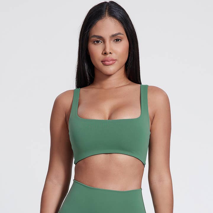 Sodalemon - Wholesale Sports Bra - Women's - Women Fitness Straight Strap Sport Bra12