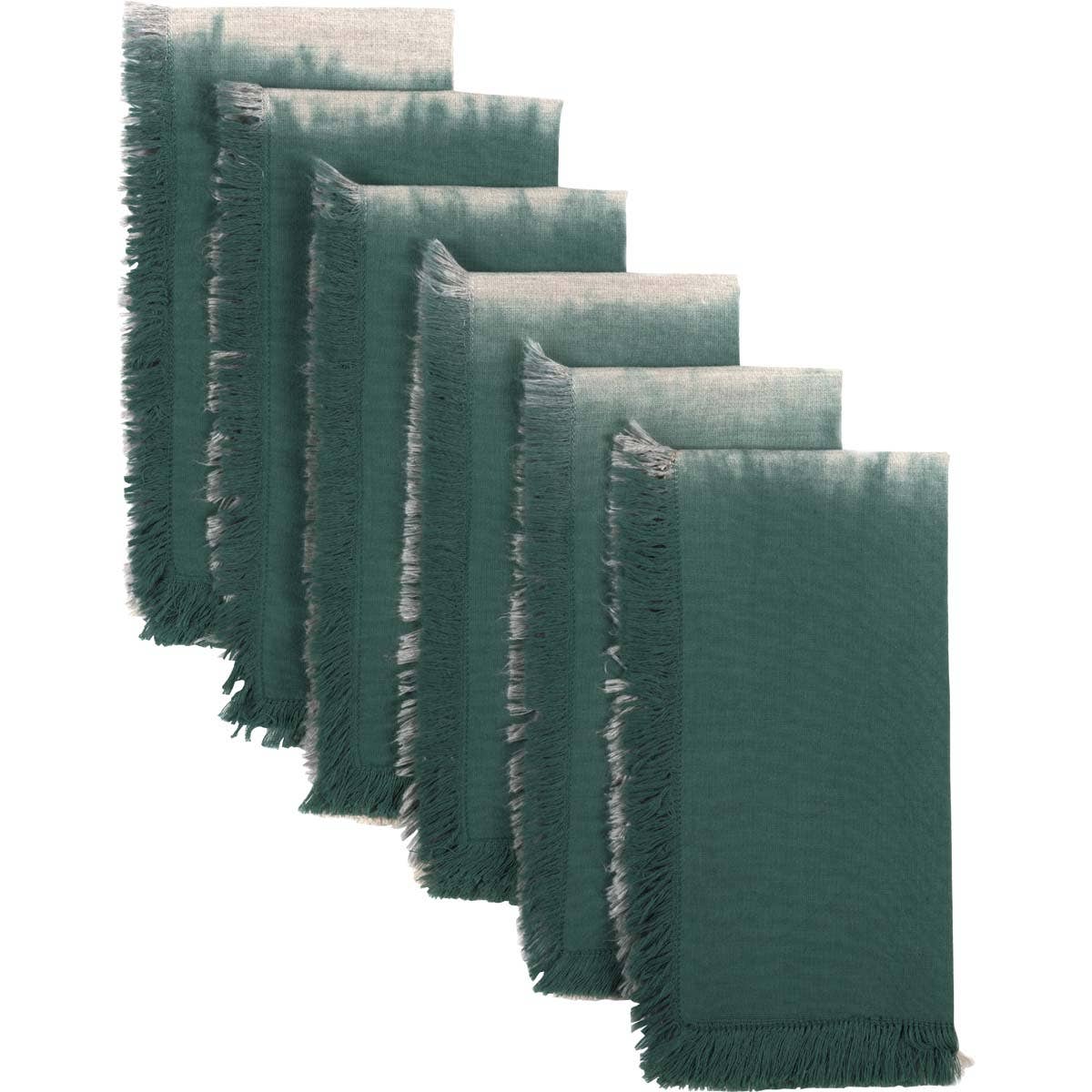 VHC Brands - Wholesale Dinner & Cloth Napkin - Jessa Ombre Napkin Set of 6 18x181