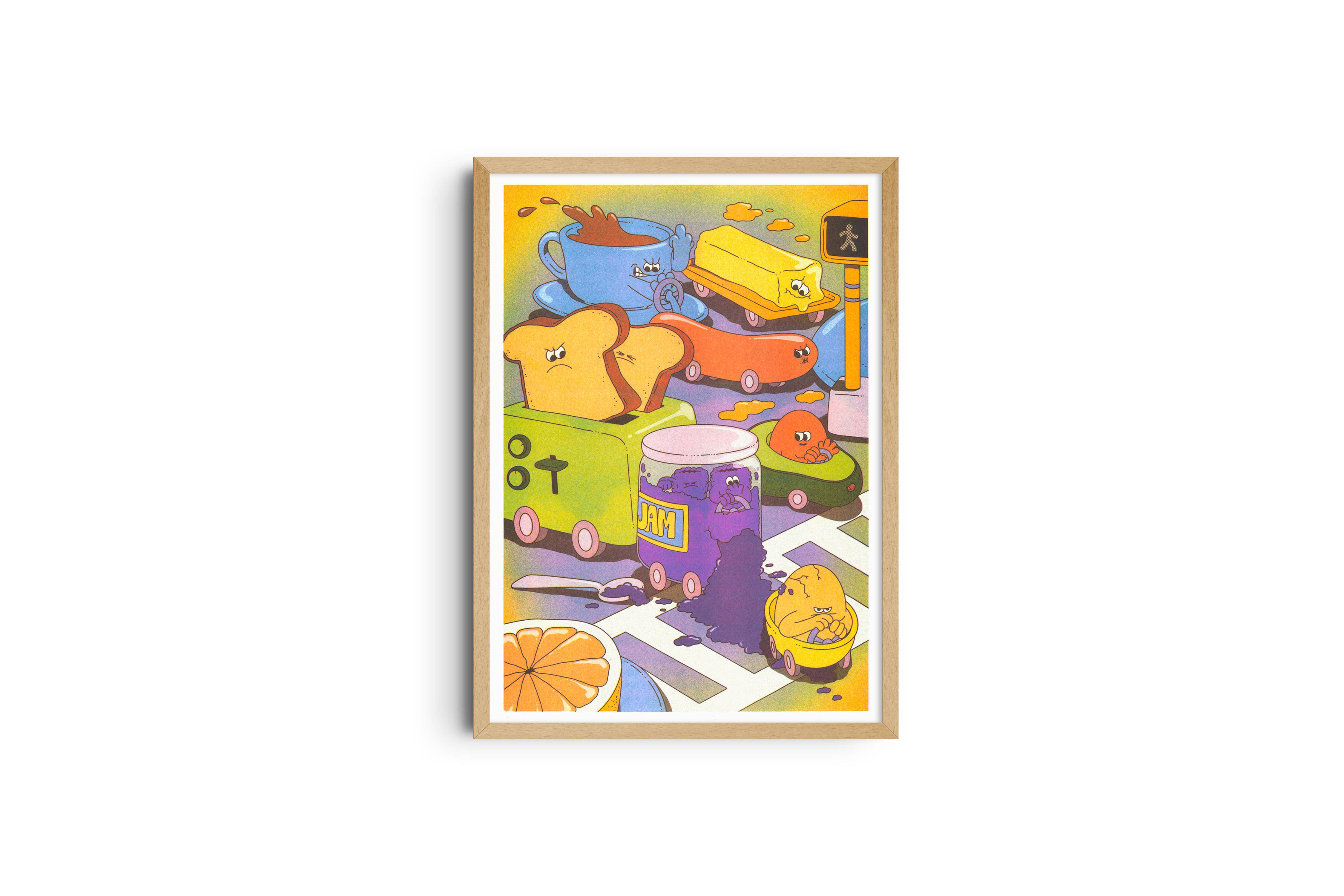 KIBLIND Atelier - Wholesale Poster - A3 poster — Lauren Martin — If there's a traffic jam...