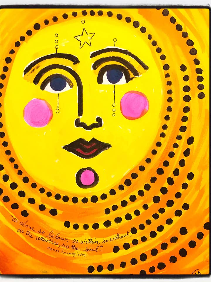 Wie oben, also unten, als Innerhalb, also ohne, als das Universum.. für den Großhandel von Shop Love Live Give