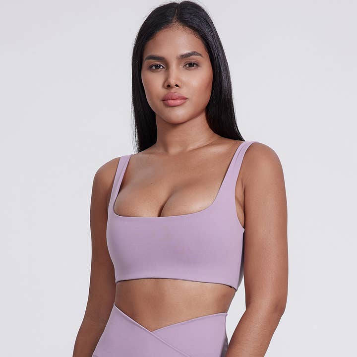 Sodalemon - Wholesale Sports Bra - Women's - Women Fitness Straight Strap Sport Bra17