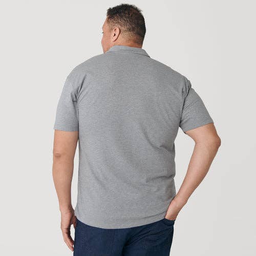 True Classic - Wholesale Polo - Men's - Short Sleeve Shirt | Polo | Heather Gray5