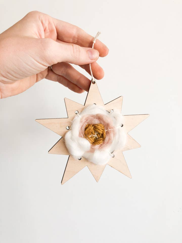 Woven Ornament & Kit for wholesale by Daughter Handwovens