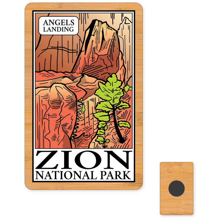 Morris Magnets - Wholesale Magnet - Magnet - Zion Angels Landing Badge Variants3