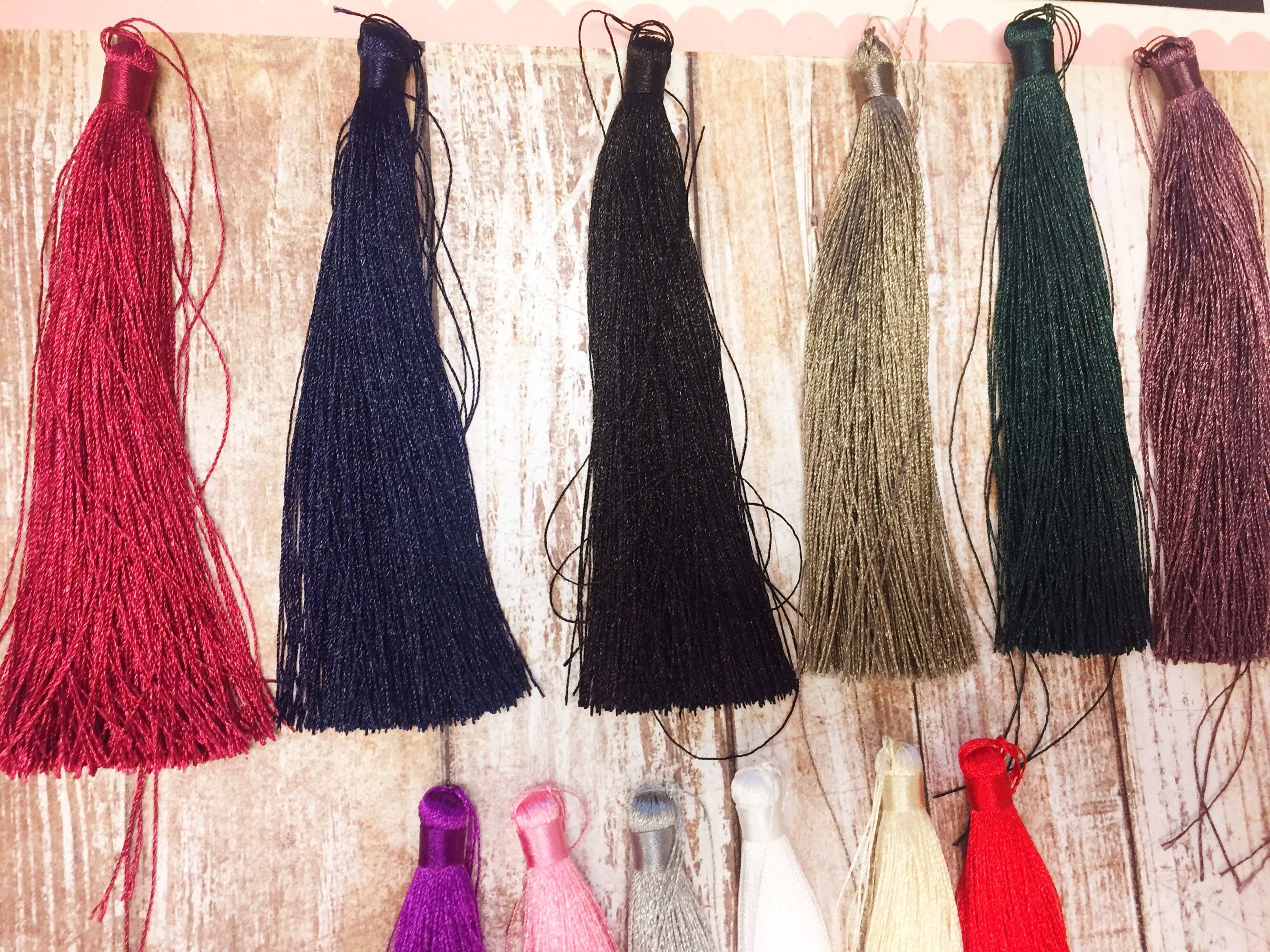 The Bead Bazaar - Wholesale Craft Supplies - Tasses, Long Tassels, Handmade Tassels, Jewelry Making, Tassel Earrings, Boho Tassels, Jewelry Tassels3