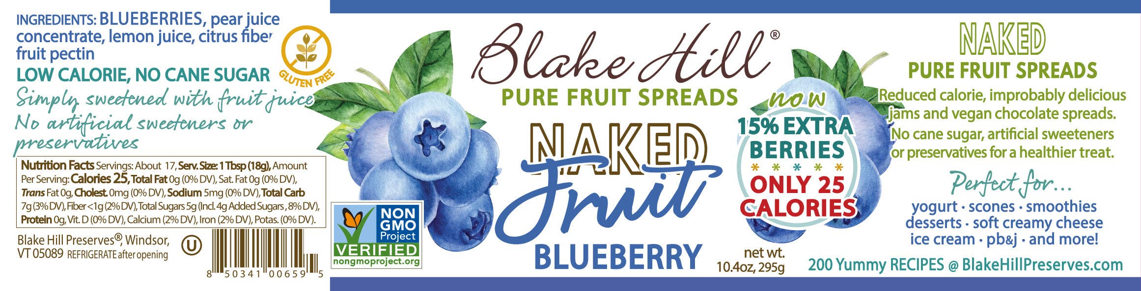 Blake Hill Preserves - Wholesale Jam/Jelly - Naked Blueberry10