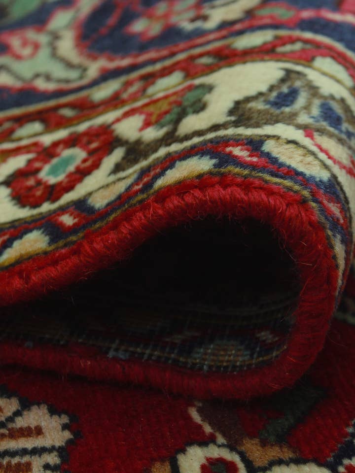 Fine Semi Antique Ivyanne Red/Navy Rug, 9'8" x 12'6" for wholesale by Noori Rug