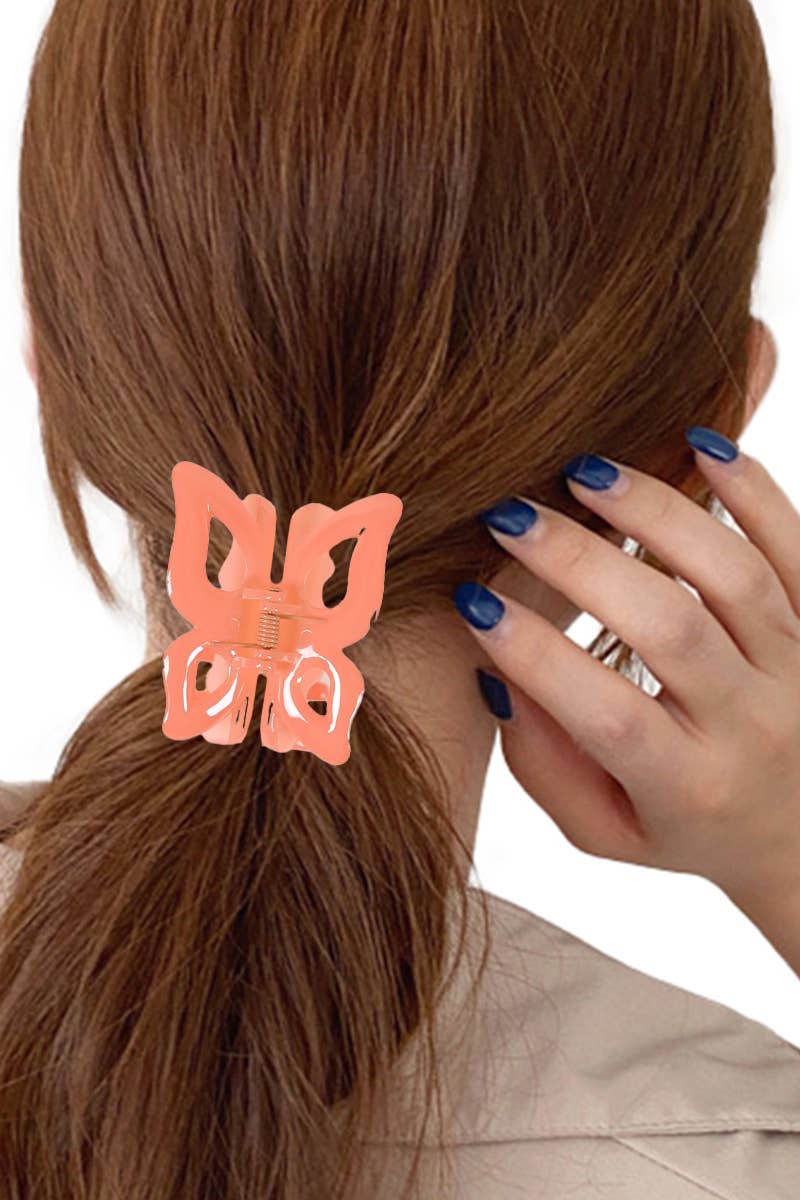 Cap Zone - Wholesale Haarclip - Dames - Vlinderglanzende Candy Pastel Y2K modieuze haarklauw1