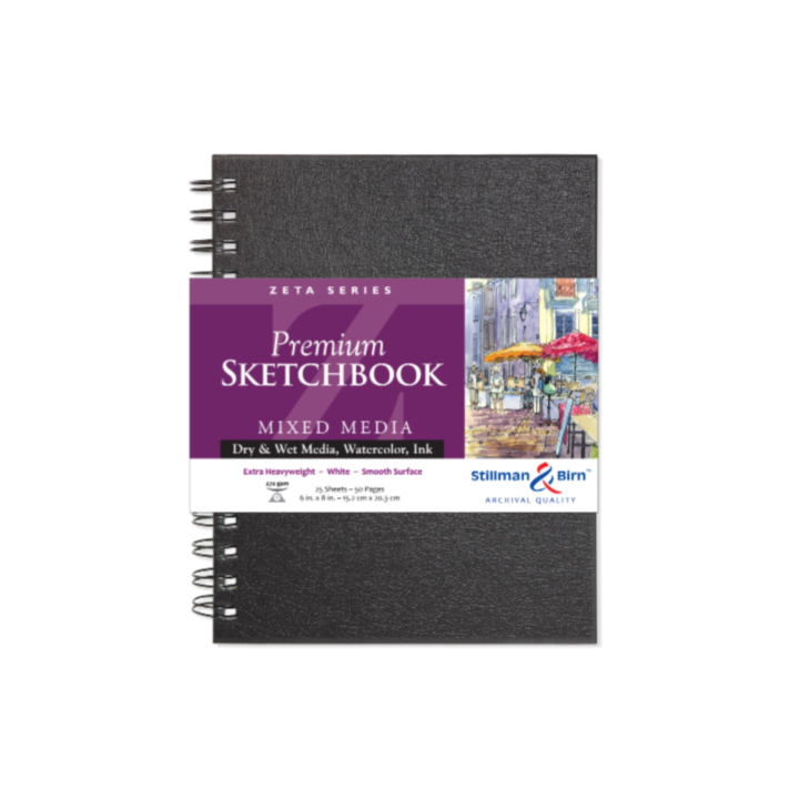 Exaclair - Vente Carnets de croquis - Stillman & Birn Carnet de croquis pour médias mixtes - Série Zeta9