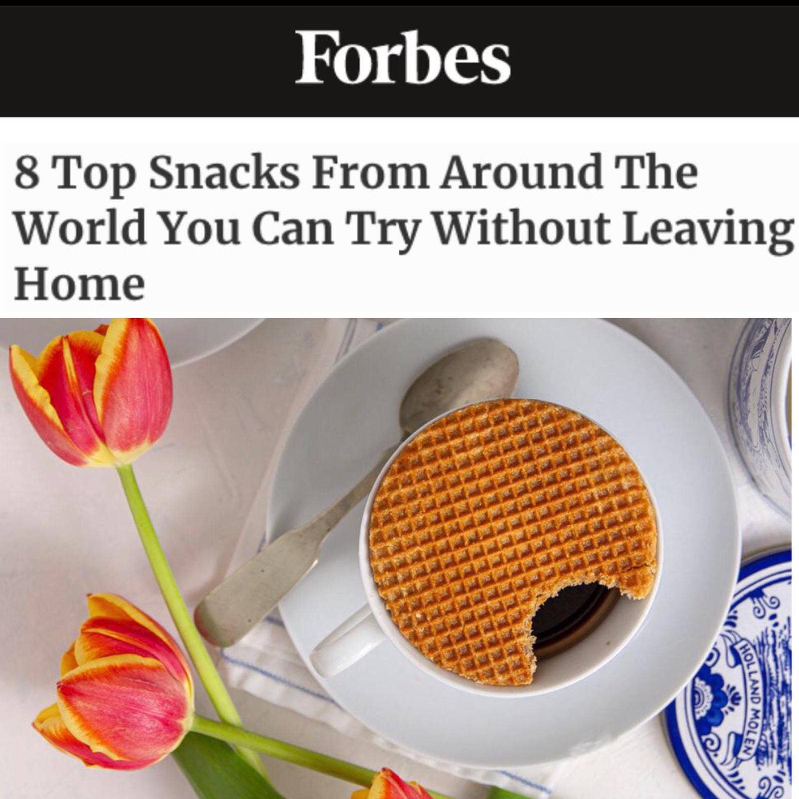 Finger Licking Dutch Stroopwafel Cookies - Wholesale Cookie - Gift Box w/8-Stroopwafel Cookies,(QTY:12) Dutch Delft Blue13