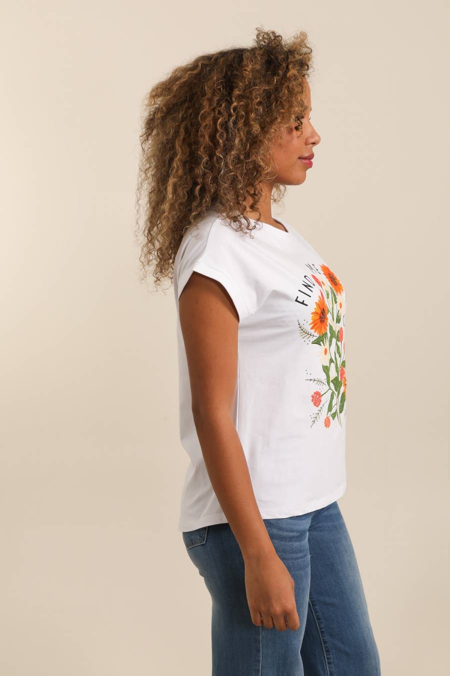 Attrait Paris - Wholesale Screen Printed T-Shirt - Women's - Find Me cotton T-shirt2