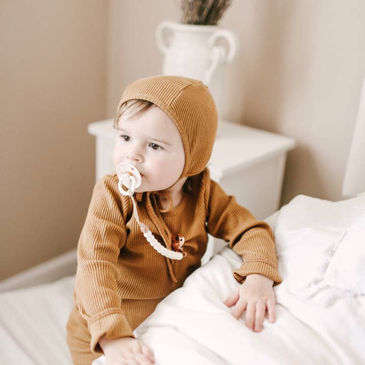 Sienna Designs Co – wholesale Pacifier clip – Baby – Sienna White Dummy Clip in Silver9