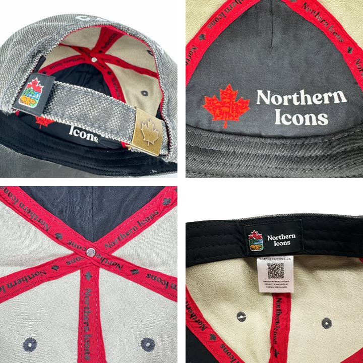 Northern Icons Canada - Wholesale Baseball cap – Unisex - New Brunswick Patch Logo Oilskin Solid Cap13
