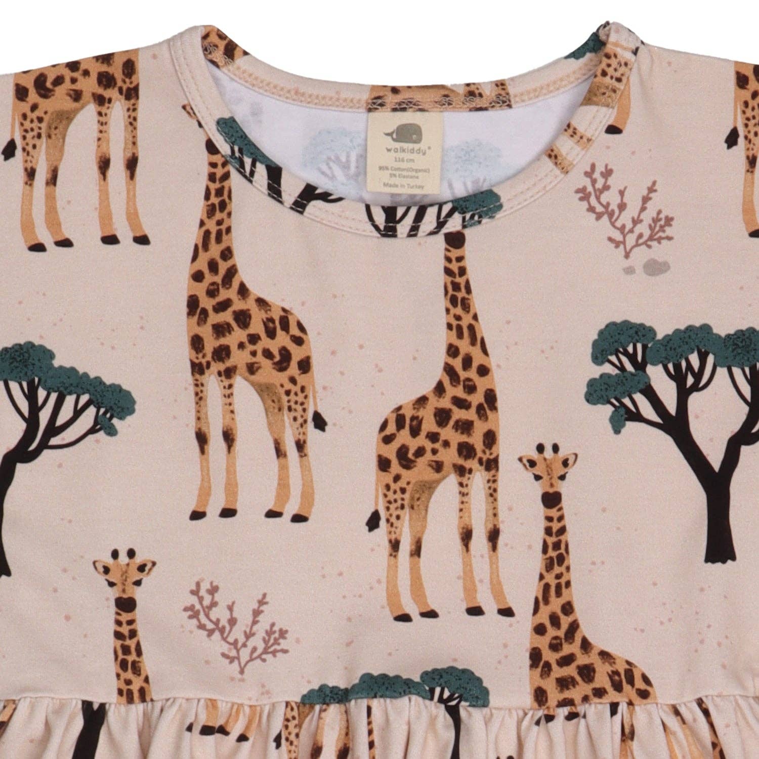 walkiddy – wholesale Dress – Kids – Giraffes-Dress1