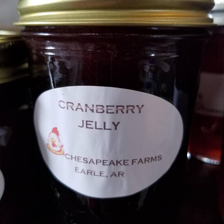 Organic Cranberry Jelly 8 oz - Small Batch, Vegan for wholesale by Chesapeake Farms LLC