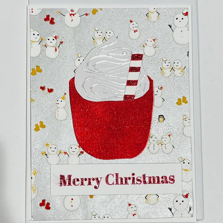 Christmas Card Snowmen And Mug for wholesale by Marie's Paperie