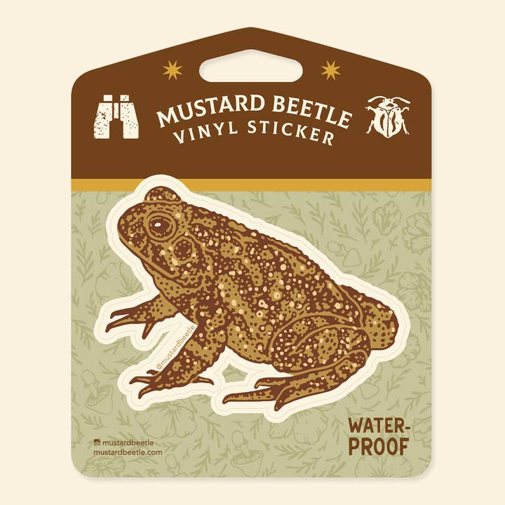 Sticker: Toad for wholesale by Mustard Beetle