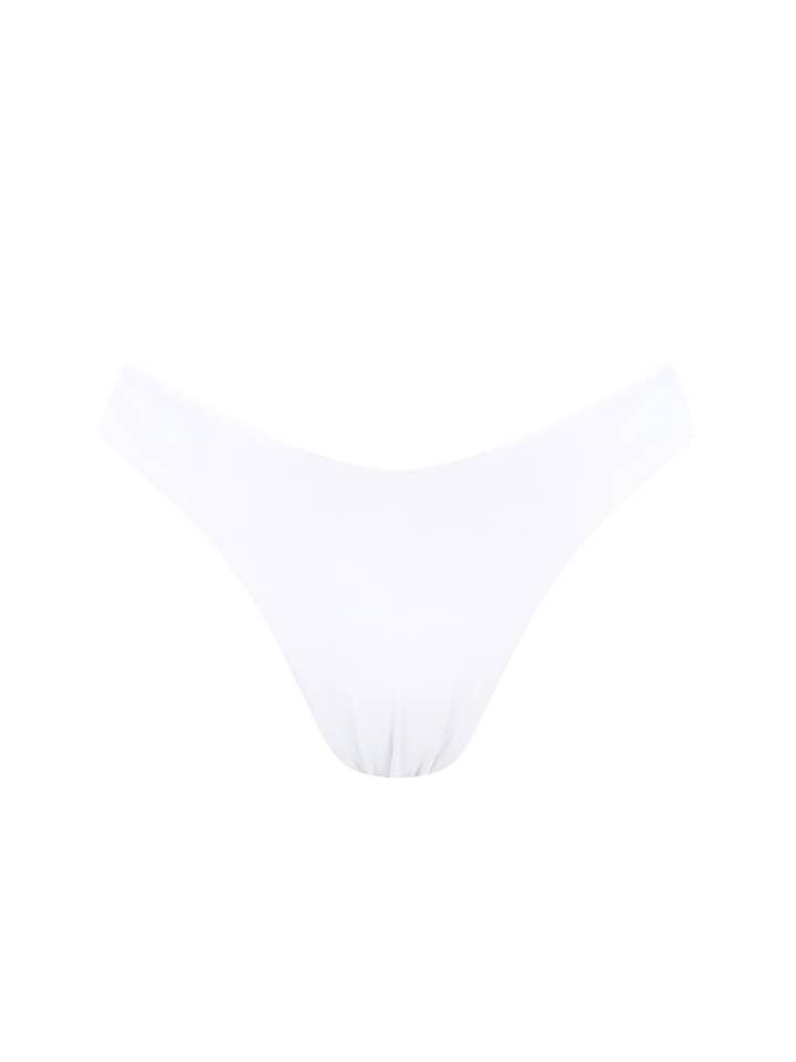 Chlamys Varia Brazilian Bikini Bottom V-Cut Waist-White for wholesale by Chlamys Varia by MrMiss