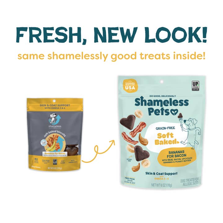 Shameless Pets - Wholesale Pet Treats - Dog - Bananas For Bacon Soft Baked Dog Treats1