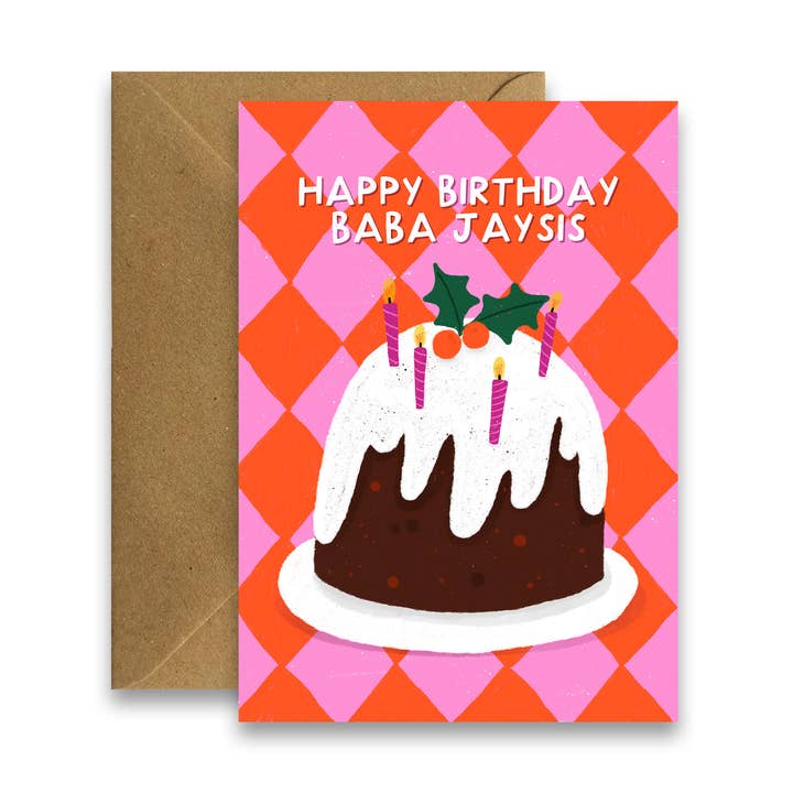 Grappige Ierse Kerstkaart - Baba Jaysis voor wholesale door By Claire Schorman