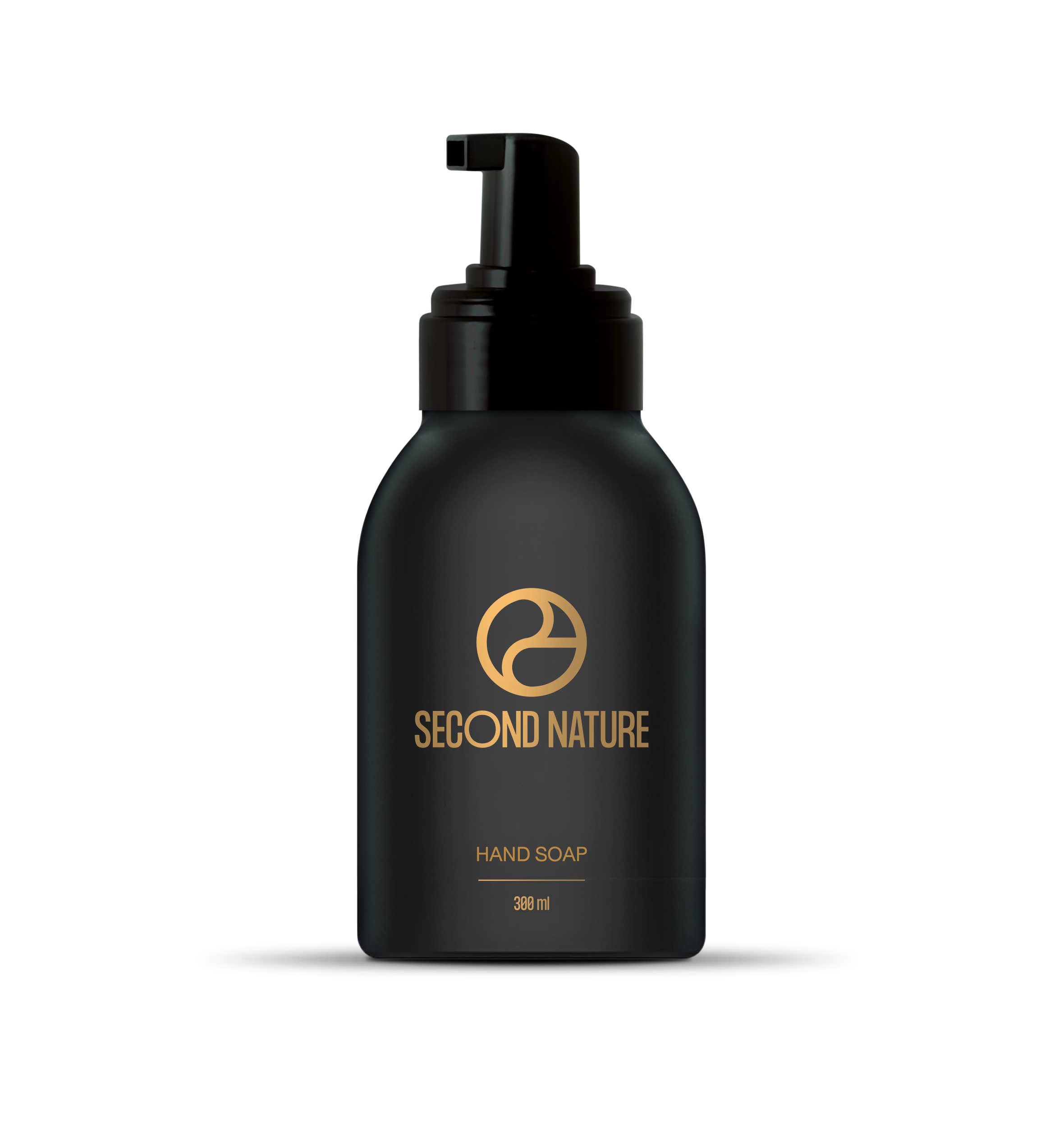 Second Nature - Wholesale Hand Soap/Wash - Hand soap refill bottle 300 ml-black-aluminum-recycle-foam pump1