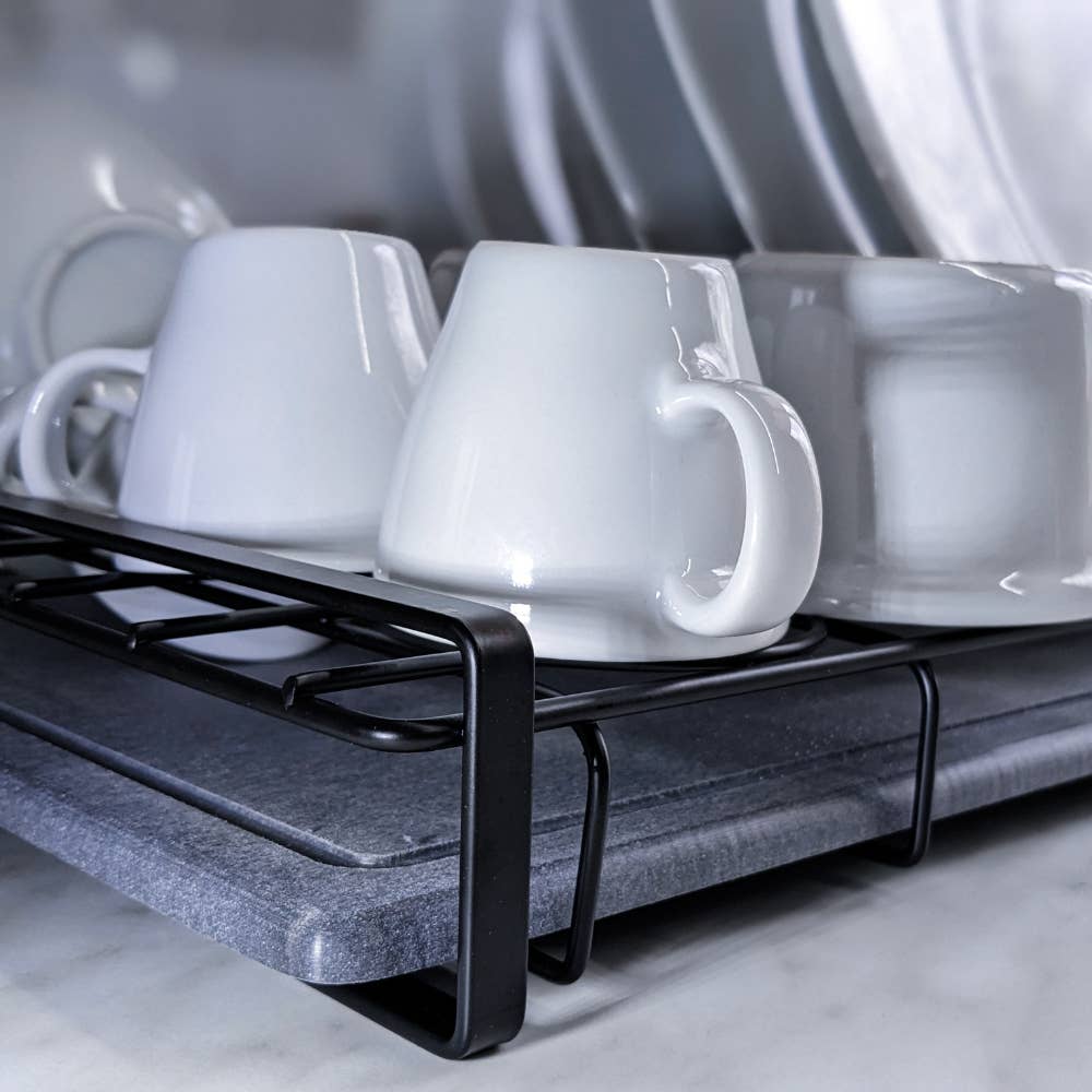 moonstone - Wholesale Dish Drying Mat/Rack - BLACK ILUKA DISH RACK0