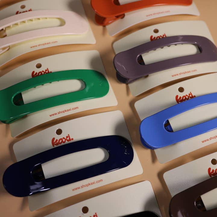 KAXI - Wholesale Hair Clip - Women's - OVERSIZED LAY DOWN CLAWS ( 33 COLORS )68