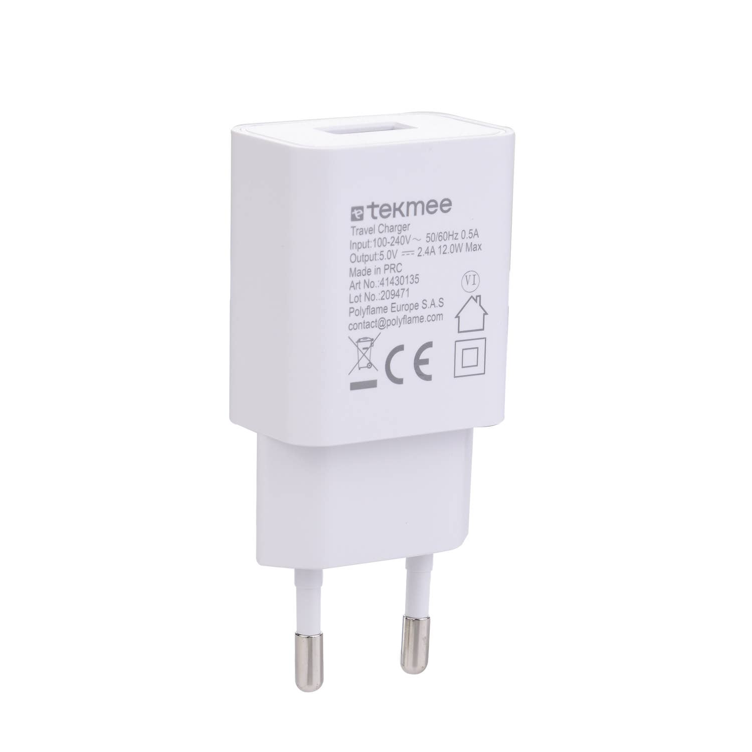 Tekmee - Wholesale Portable Charger - 2A USB Wall Charger5