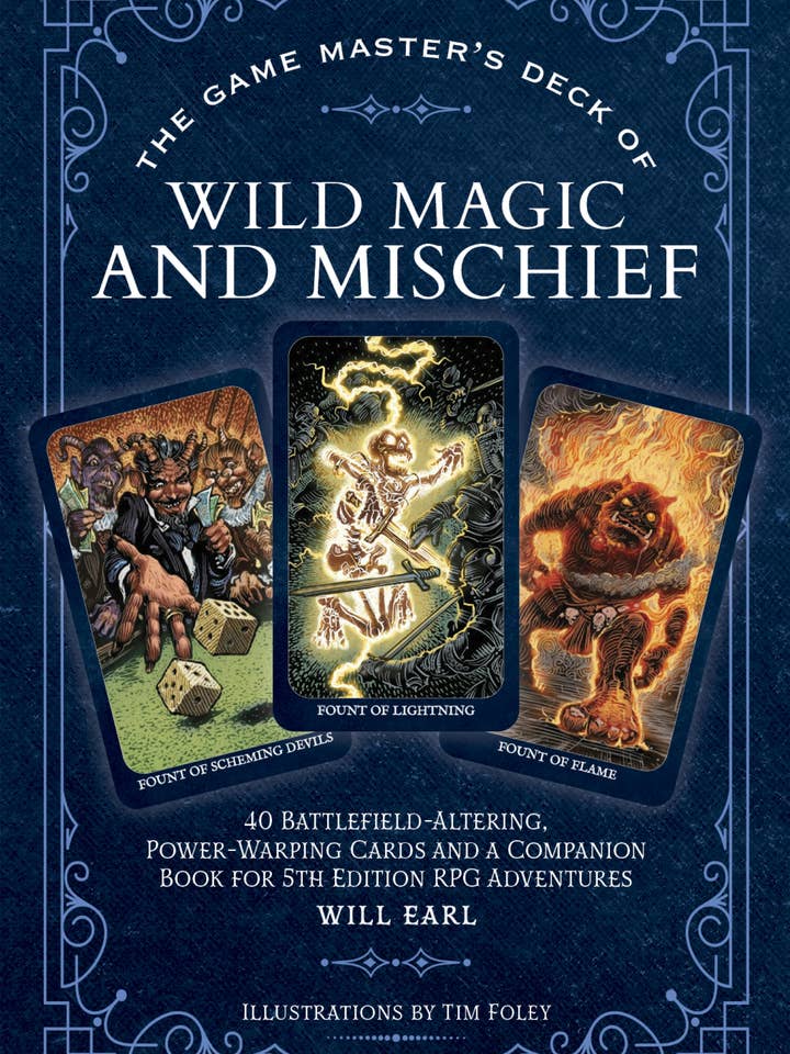 Game Master's Wild Magic 40 Cards & Rpg Guide for wholesale by Macmillan Publishers