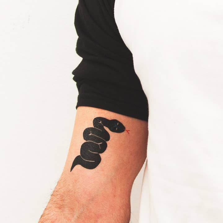 Tatuaggio SNAKE (confezione da 2) per la vendita all'ingrosso da parte di Tattoonie