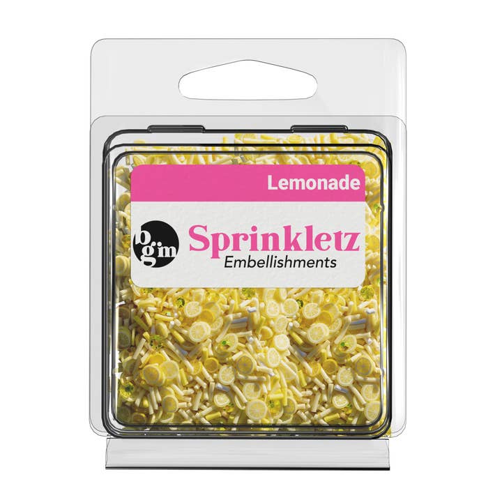 Lemonade Polymer Clay Craft Embellishments for wholesale by Buttons Galore & More