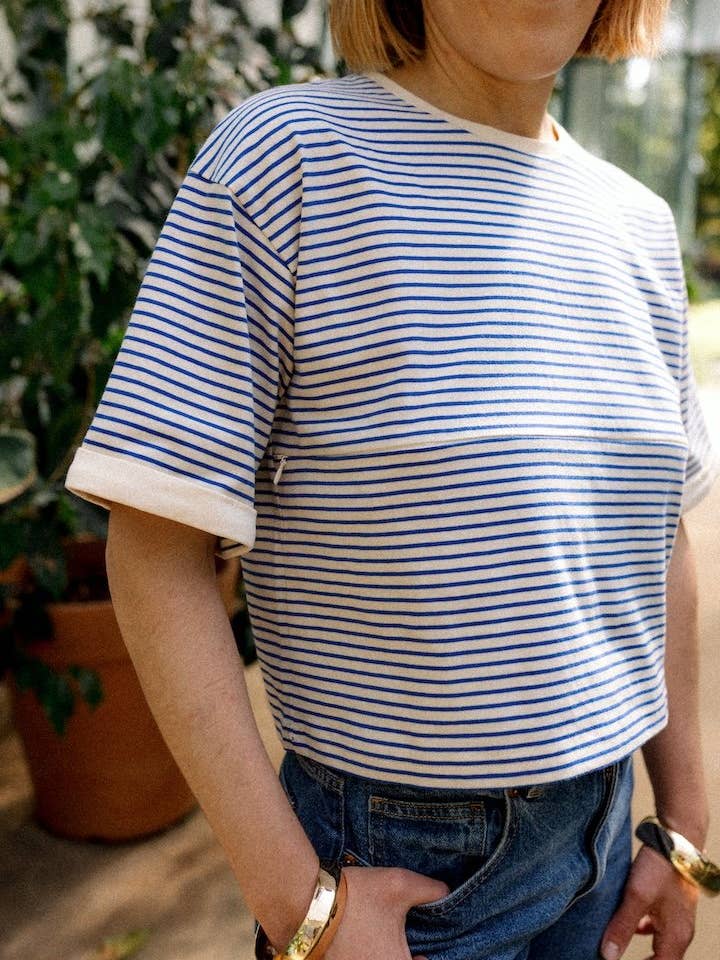 T-shirt curto Mèrinière por atacado de You&Milk