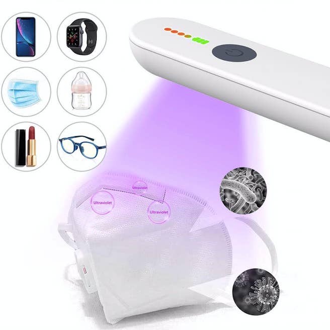 PhunkeeTree - Wholesale Portable Charger - White Mini UV Sanitizing Wand9