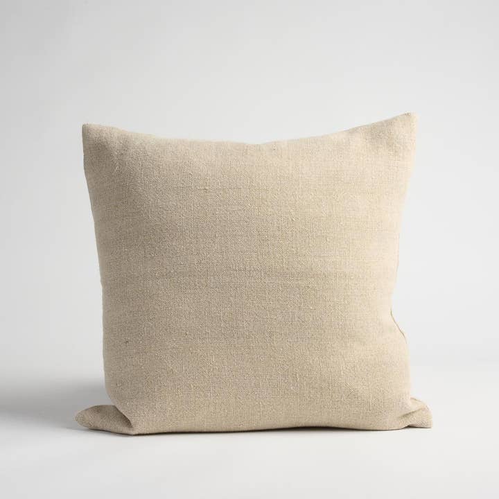 Natural Chocolate Orion Linen Cushion Cover - Natural/Chocolate for wholesale on Faire11