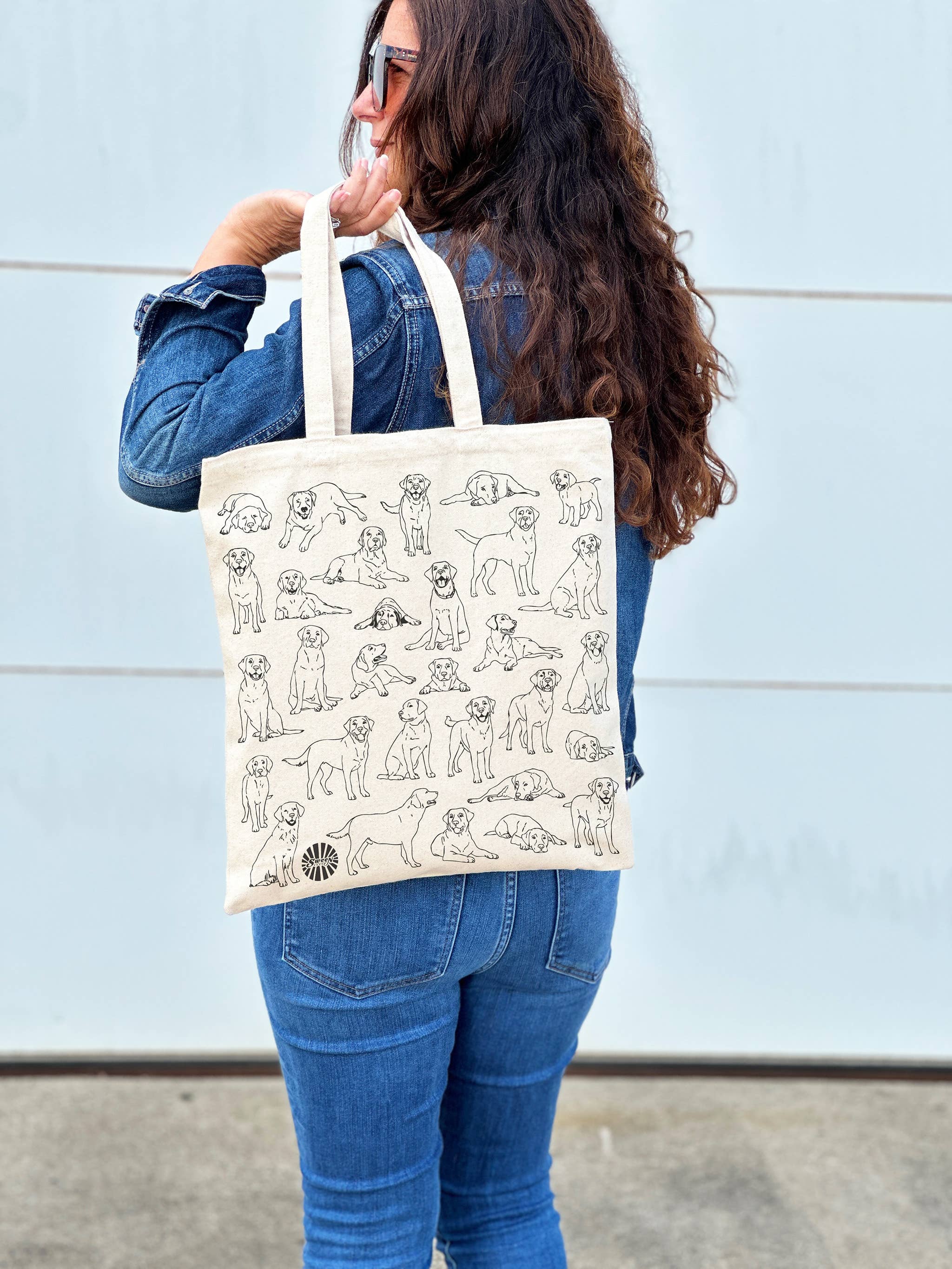 Sween Shop - Vente Tote bag – unisexe - Sac fourre-tout Labrador pour les amoureux des chiens & cadeau pour animaux de compagnie5
