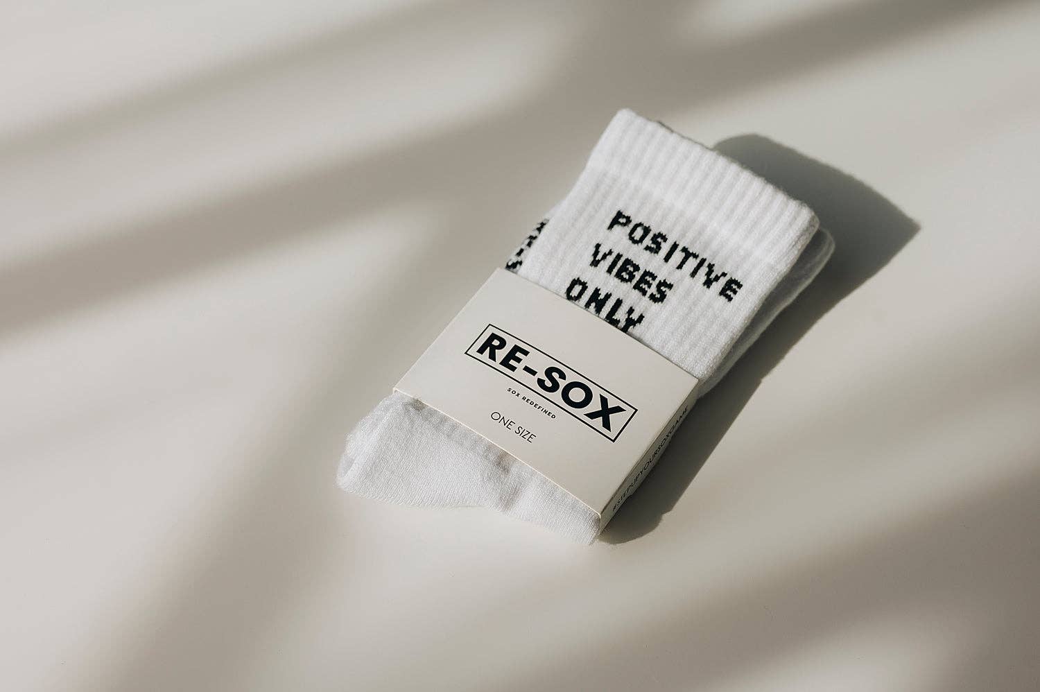 RE-SOX - Wholesale Socks - Unisex - POSITIVE VIBES ONLY0