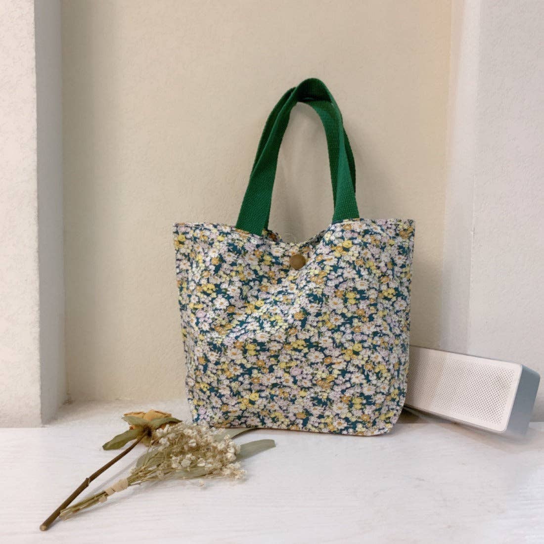Funkyrel® Atzbranding Limited - Vente Tote bag – femme - Cosbai - Petit sac en toile mini à motif floral9