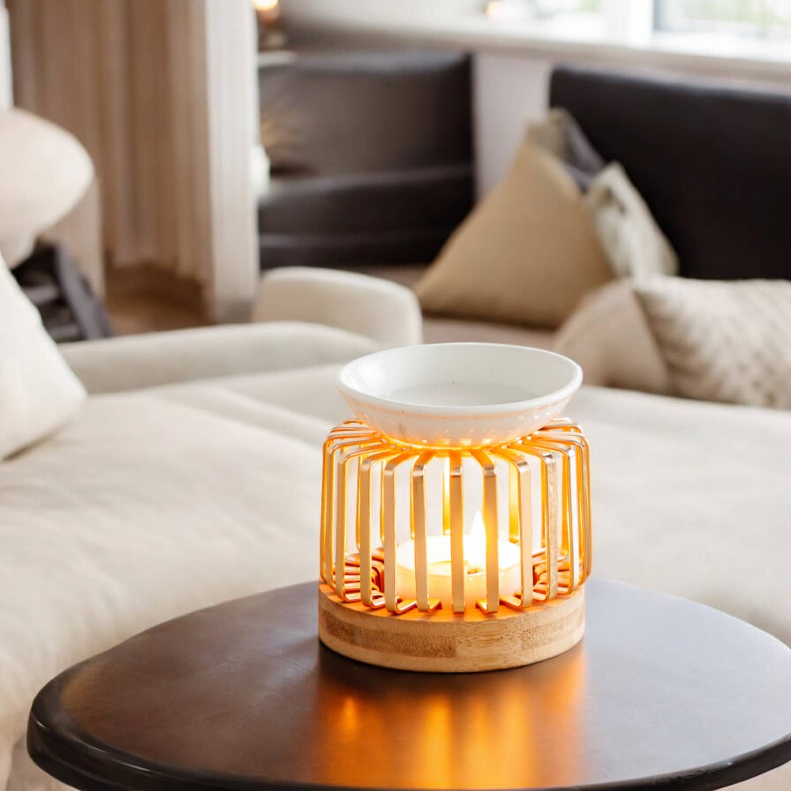 Zen'Arôme – Engroshandel Lyseholder – Moderne duftbrænder i metal, keramik og bambus Aero8