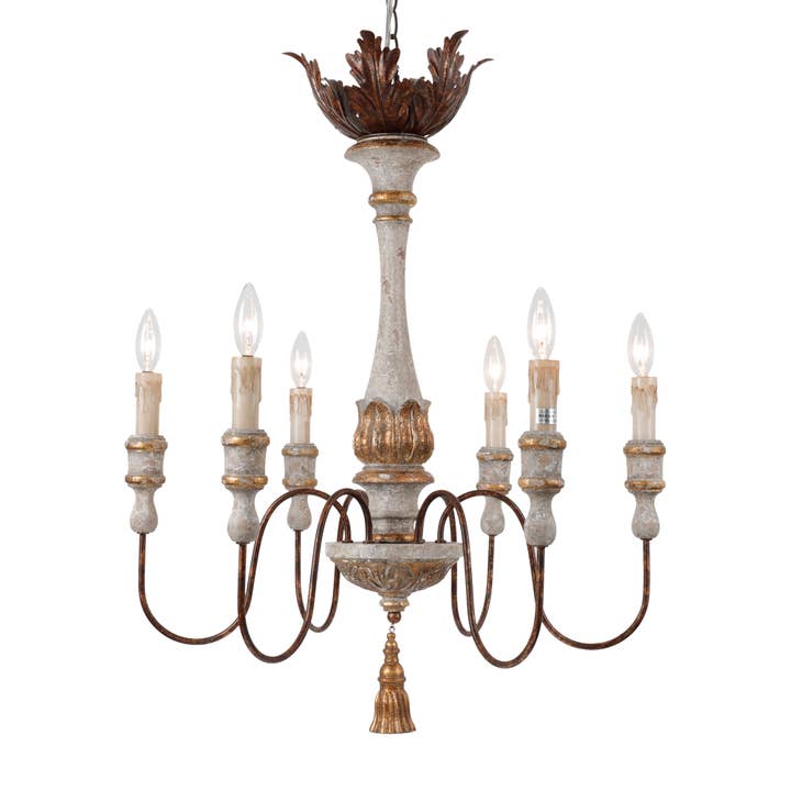 Calandra Small Chandelier for wholesale by Terracotta Designs