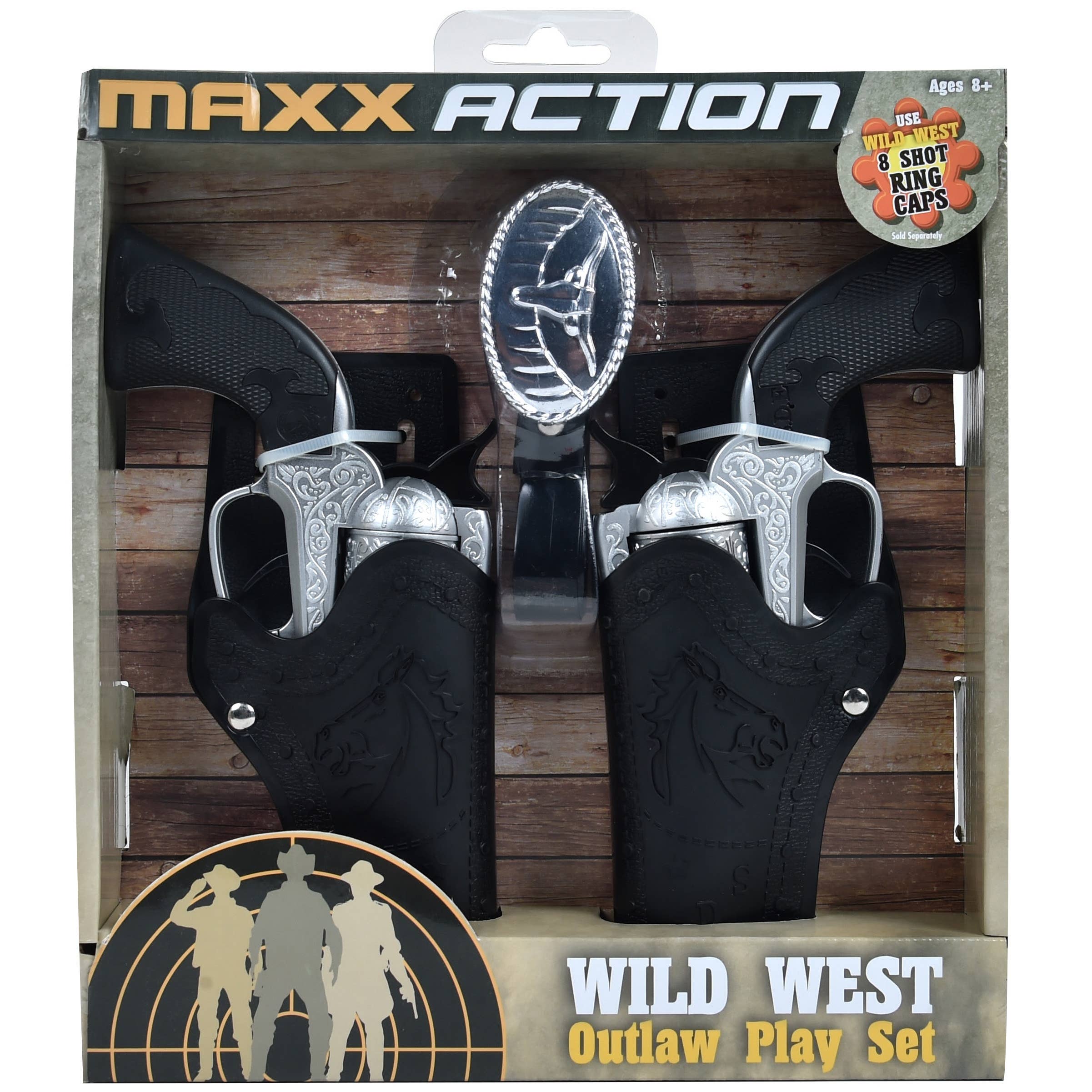 Variety Distributors - Wholesale Toy Set - Kids - Maxx Action Western Series Cap Blasters Playset0