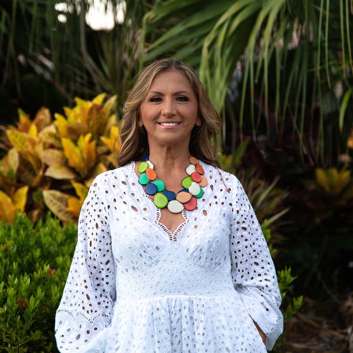 Organic Tagua Jewelry - Wholesale Kralen/parelketting - Amigas halsketting20