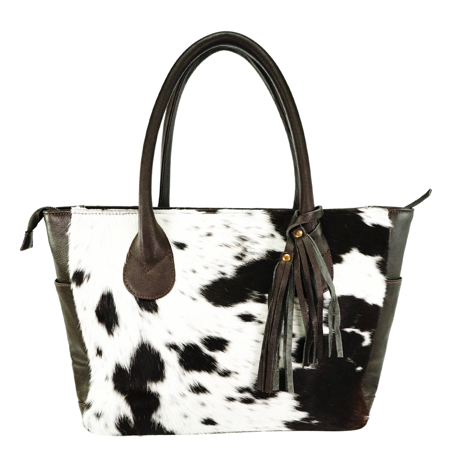 Rodeo - Vente Tote bag – femme - Sac en cuir de vachette double face avec poche H51
