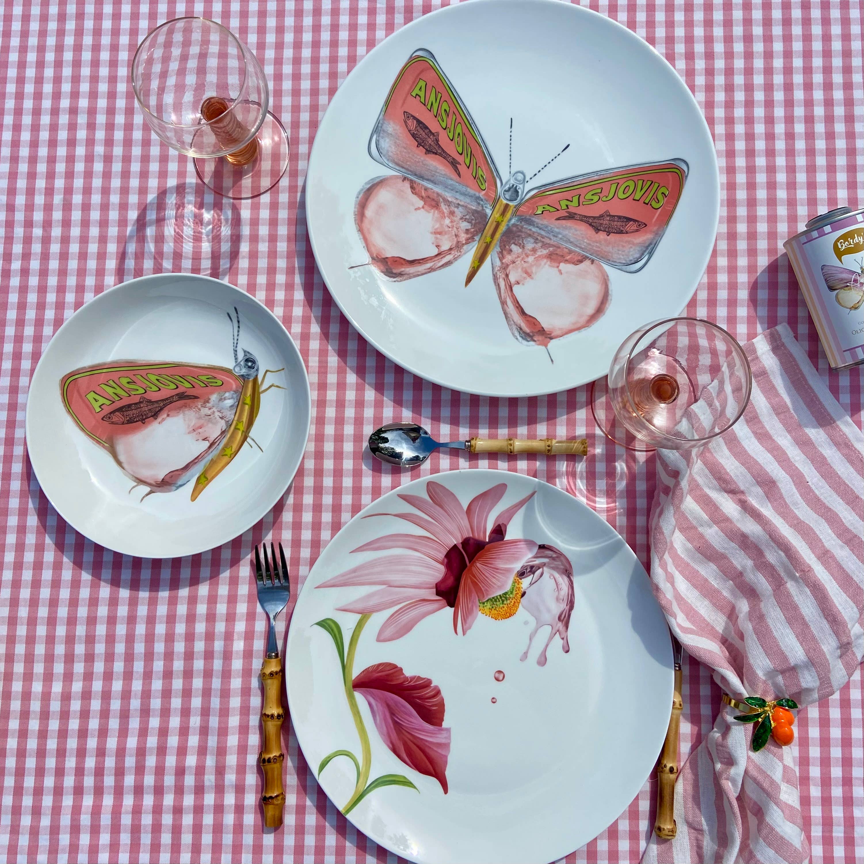 Bordy's - Vendita all'ingrosso Piatto - Botanical Wonders - Set di 4 piatti da cena18
