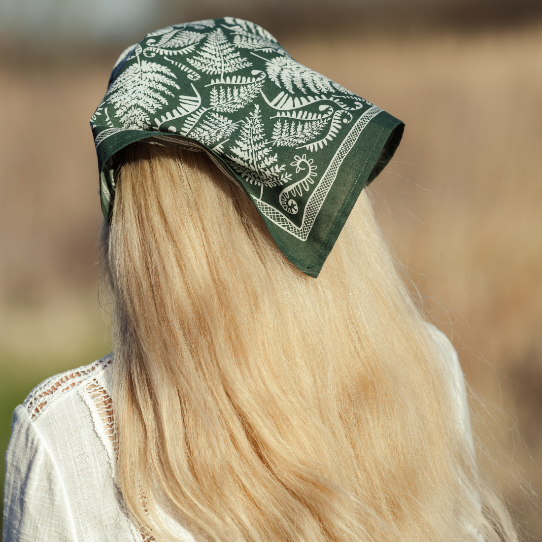 Handker Bandanas - Wholesale Bandana - Unisex - No. 139 Fern Bandana  1