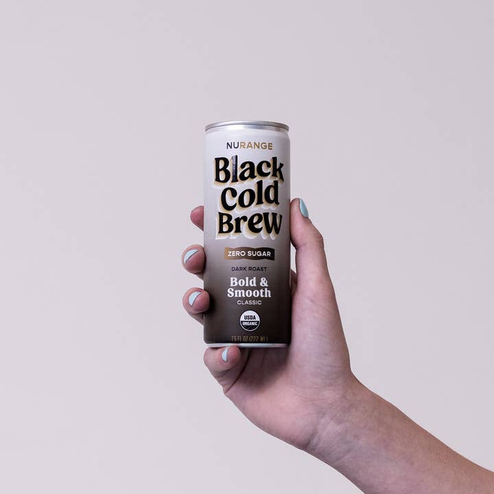 NuRange Cold Brew Coffee - Wholesale Iced Coffee/Cold Brew - NuRange Coffee - Black Cold Brew - (Case Of 12)