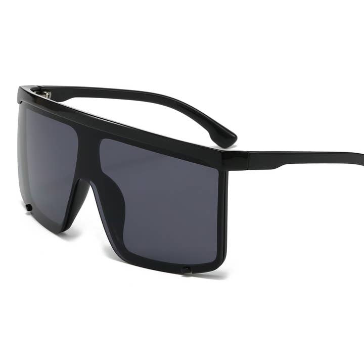 Trio Trading - Wholesale Sunglasses - Unisex - Oversized Shield Sunglasses UV400 Lightweight PC Frame